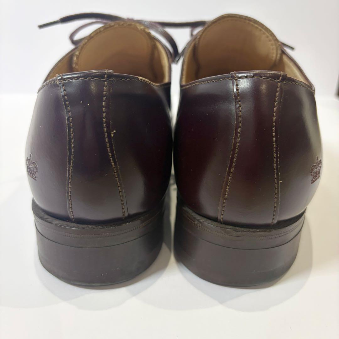 【美品】サンダース ミリタリーダービーシューズ 8803R ダークブラウン 28