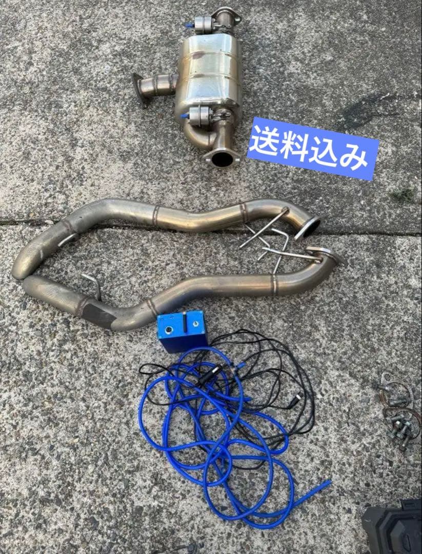 rc1 オデッセイ 変換バルブ付きリアピースマフラー2.4L