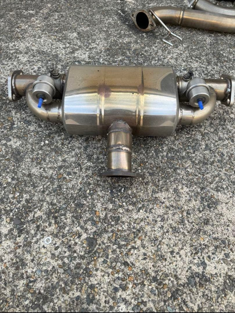 rc1 オデッセイ 変換バルブ付きリアピースマフラー2.4L