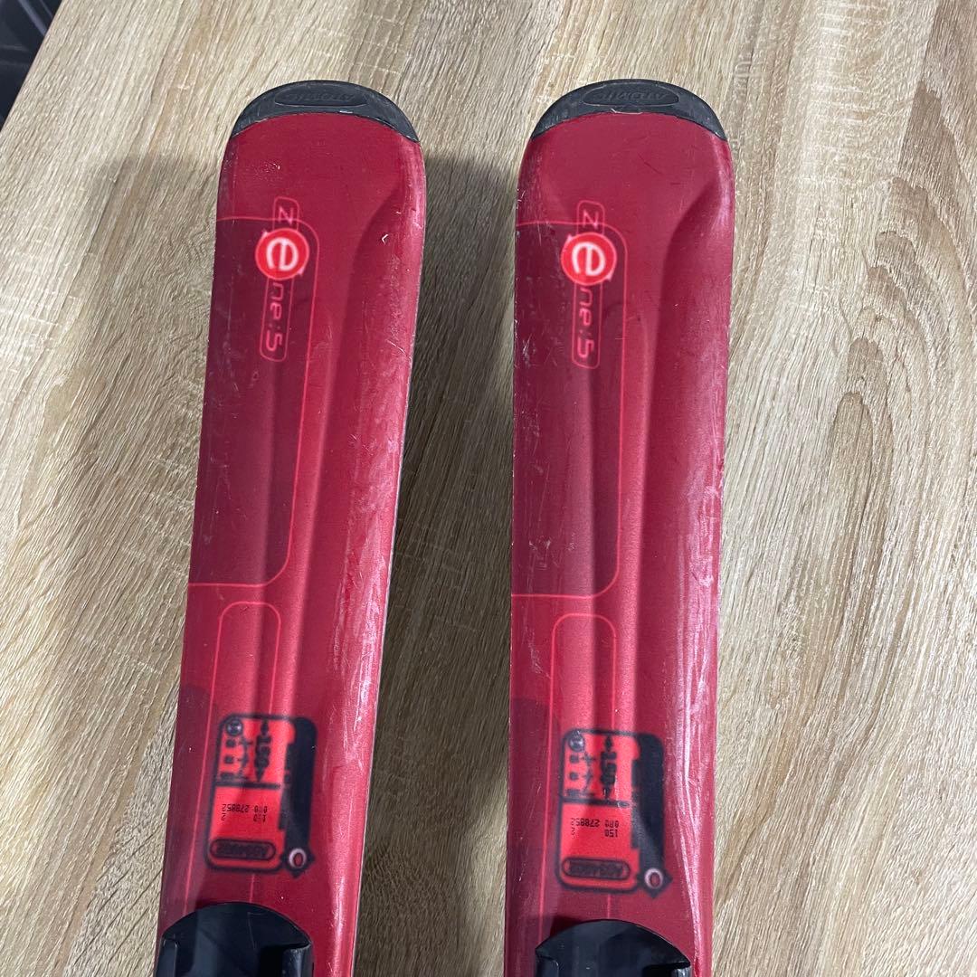 ①ATOMIC スキー板、ストック110cmセット‼︎