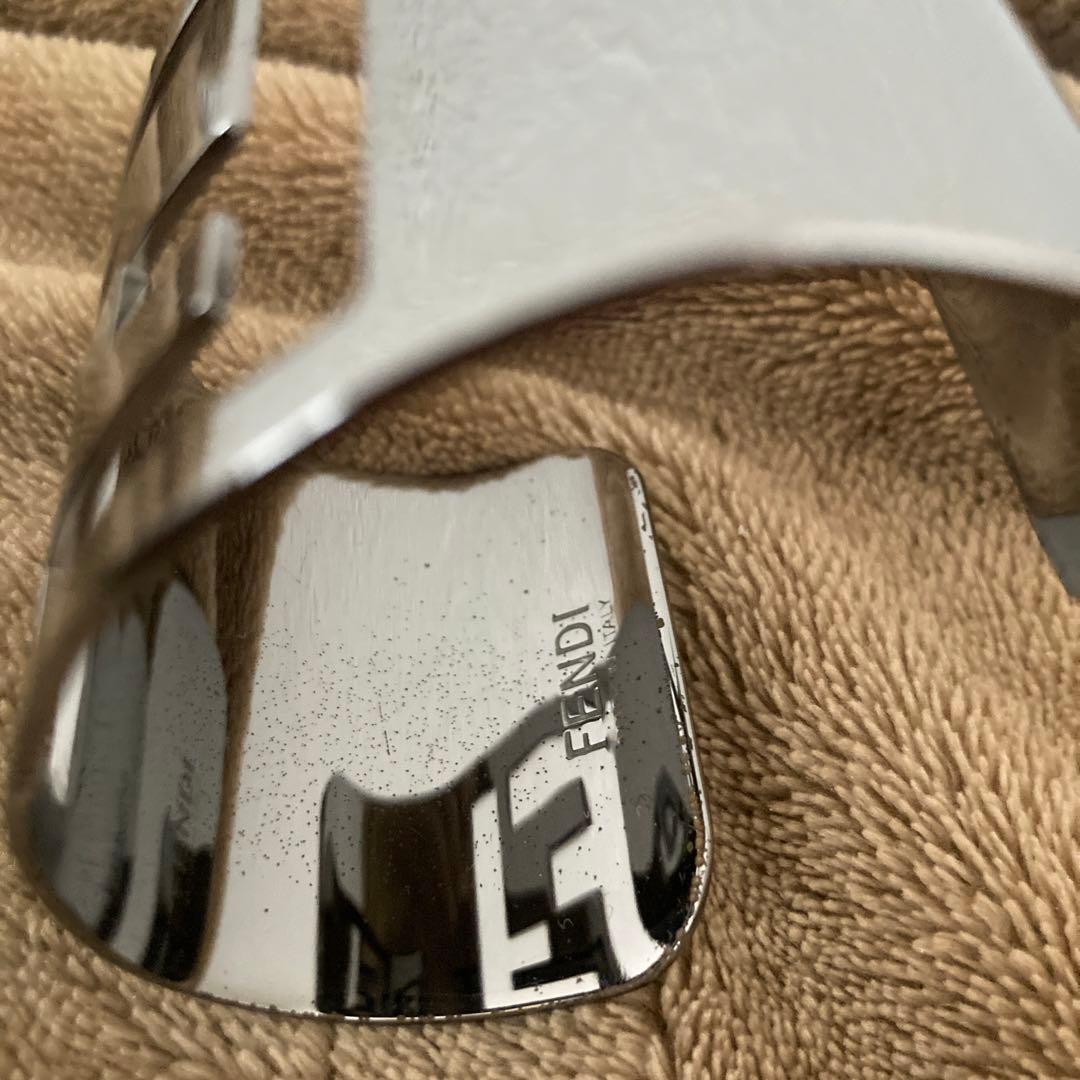 【中古】 Fendi フェンディ ブレスレット バングル FF FFブレスレット