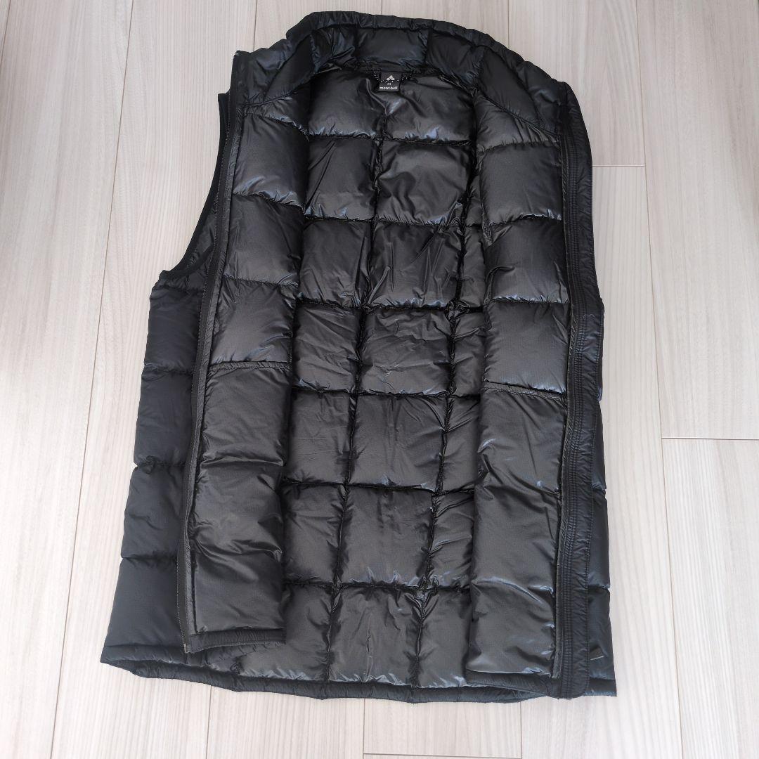mont-bell ダウンベスト ブラック Mサイズ