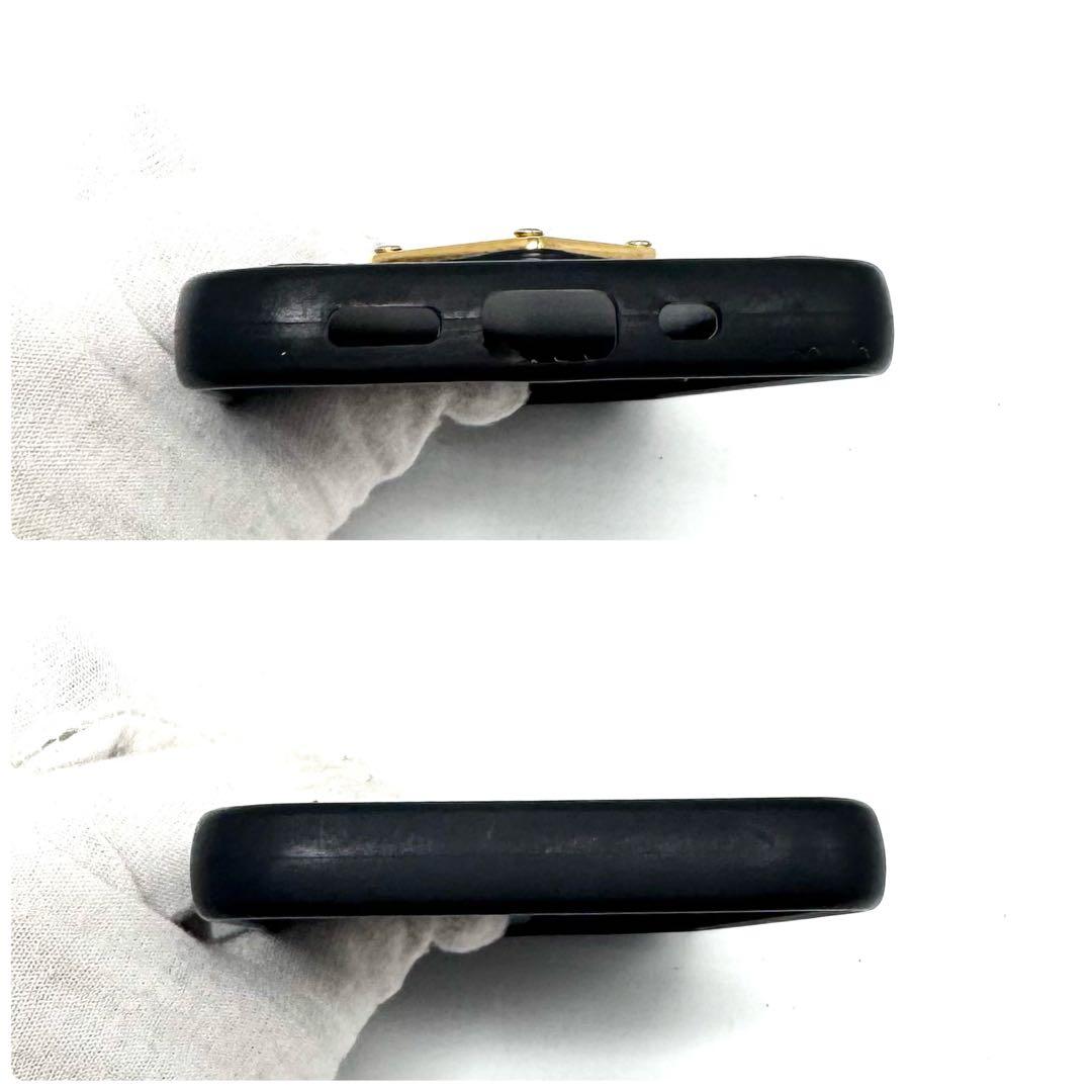 【超美品・付属品完備✨】プラダ iPhone12mini サフィアーノレザー 黒