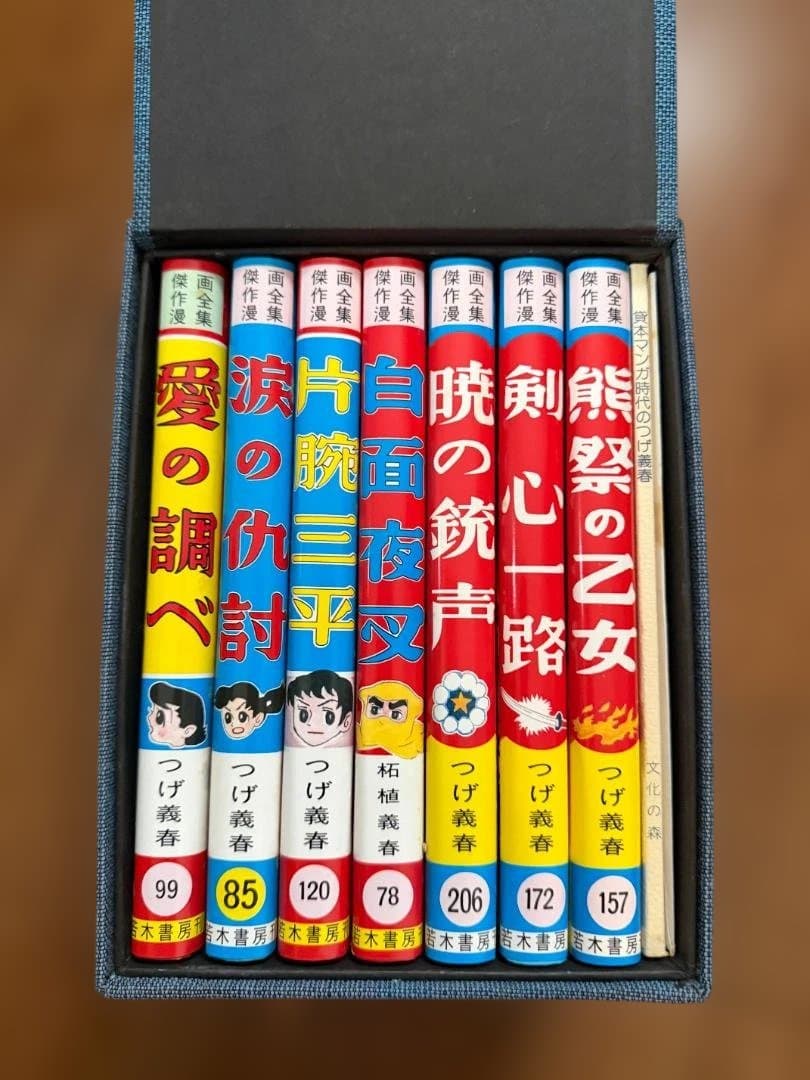 文化の森 つげ義春初期単行本集 小冊子 サイン色紙付