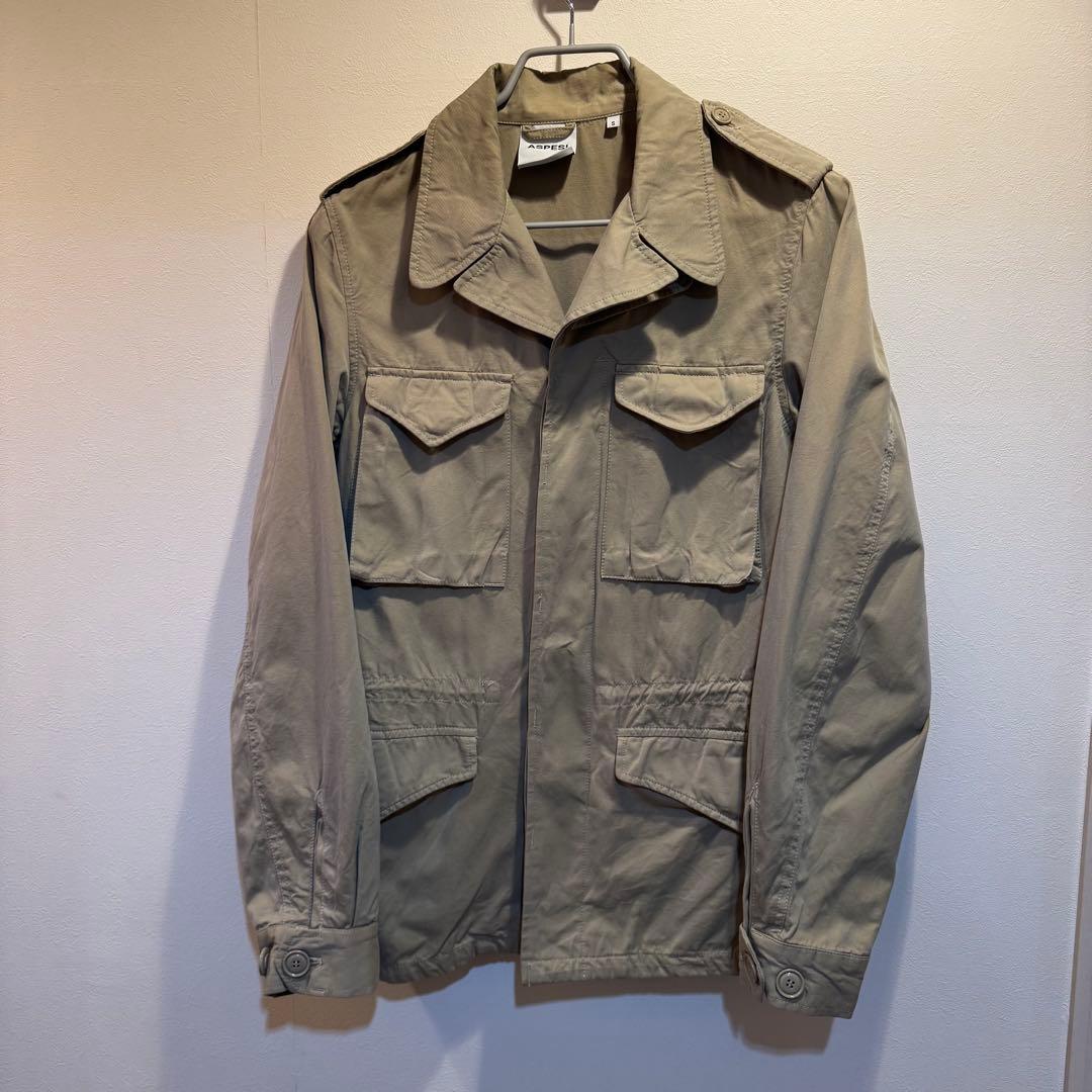ASPESI ミリタリージャケット ベージュ S フランス軍M47モデル