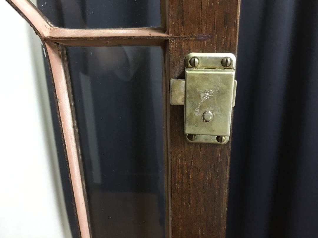 英国アンティーク　ブックケースキャビネット/本棚/ガラス食器棚/飾り棚/店舗什器