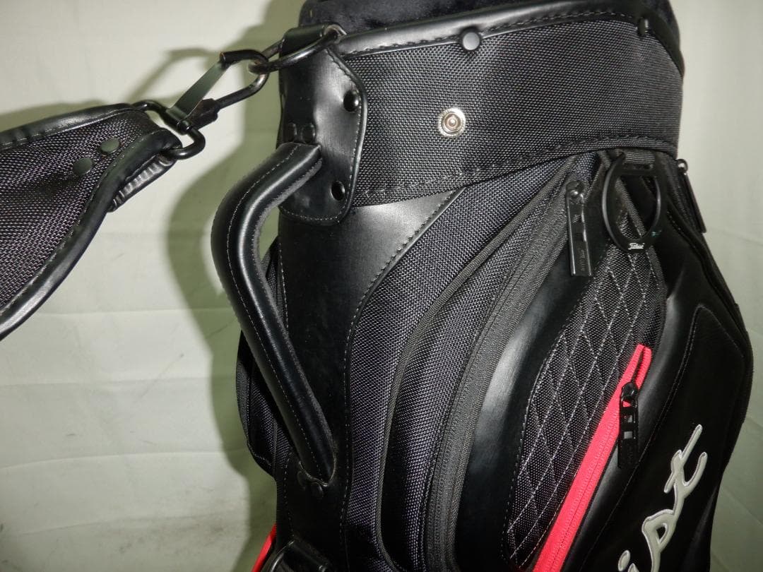 Titleist★タイトリスト★9.5型★美品★スタッフ(BK×RED)