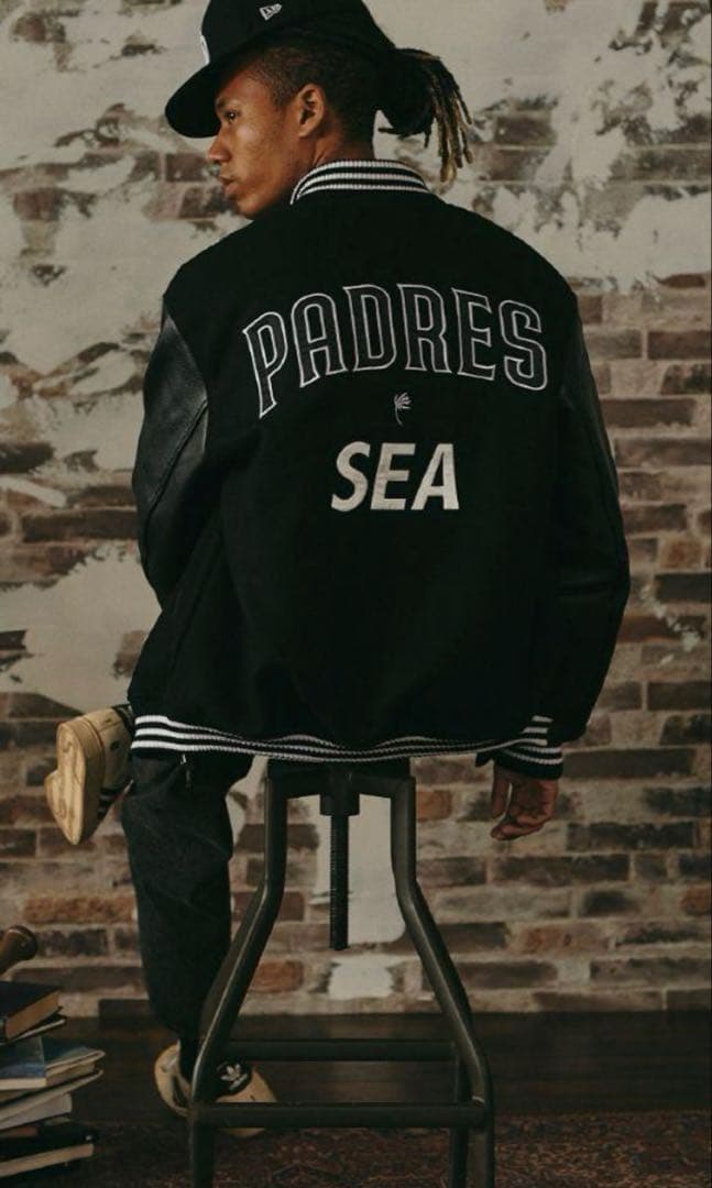 ウィンダンシー xパドレス Varsity Jacket コラボスタジャン