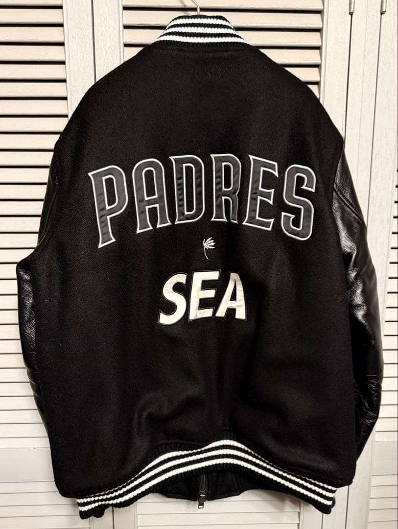 ウィンダンシー xパドレス Varsity Jacket コラボスタジャン