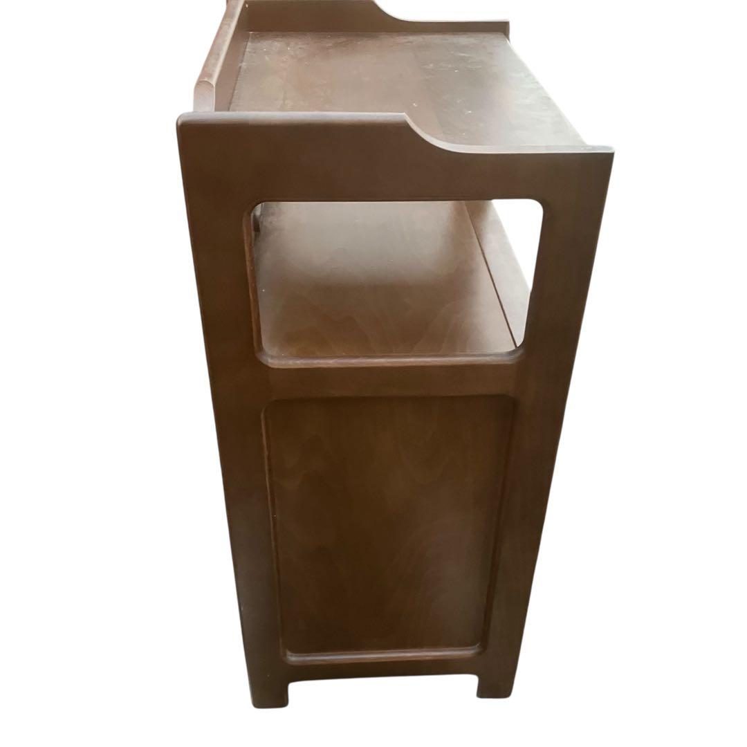 カリモク　電話台　木製　ブラウン　カリモク家具　karimoku　ファックス台