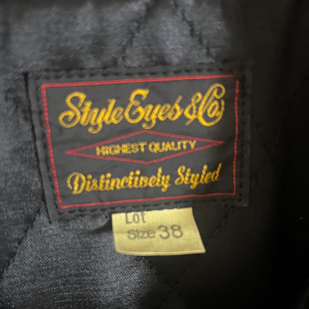 【美品】Style Eyes & Co. スポーツジャケット 38 ブラック