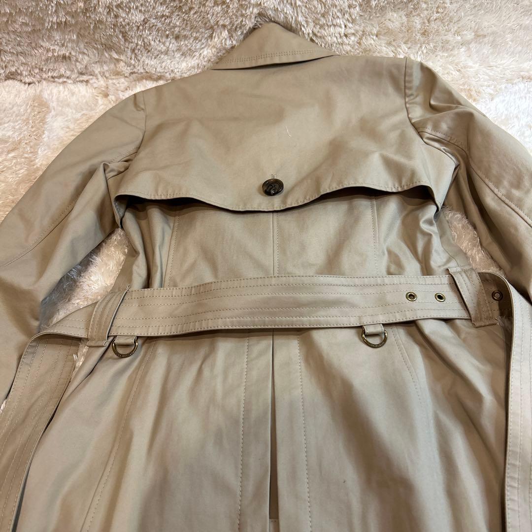 Burberry ブルーレーベルトレンチ チェック裏地
