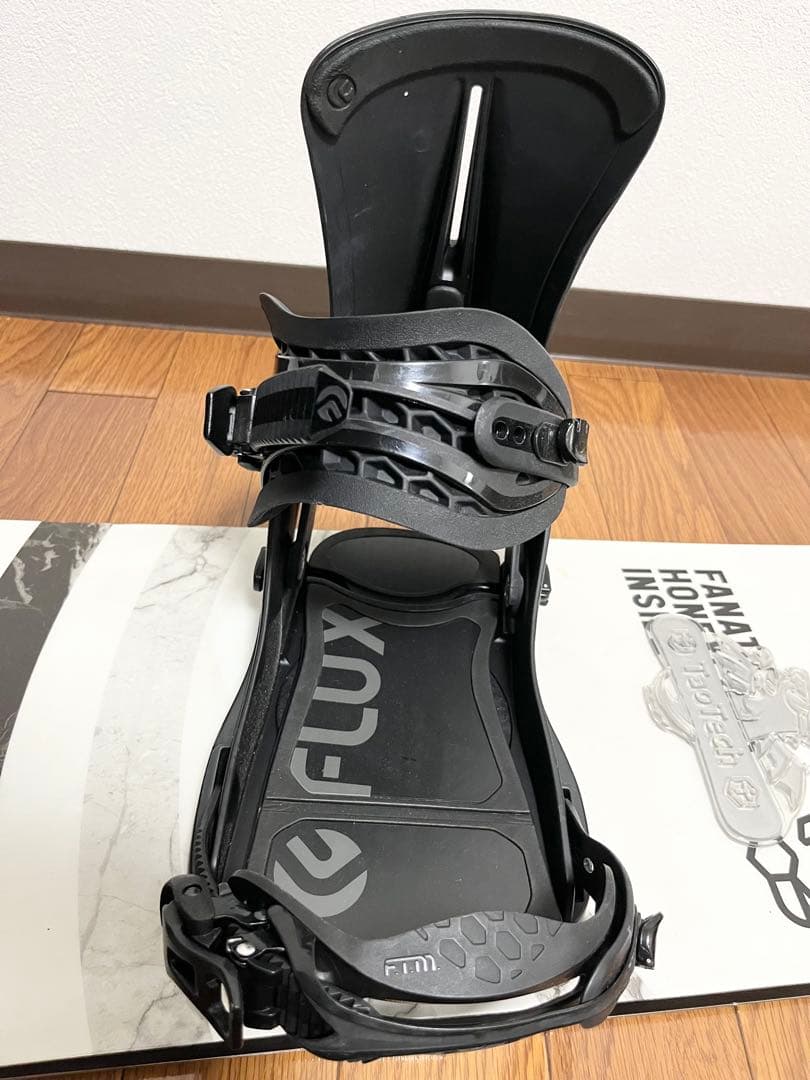 FNTC×FLUX　スノーボードセット　バインディング付　ダブルキャンバー