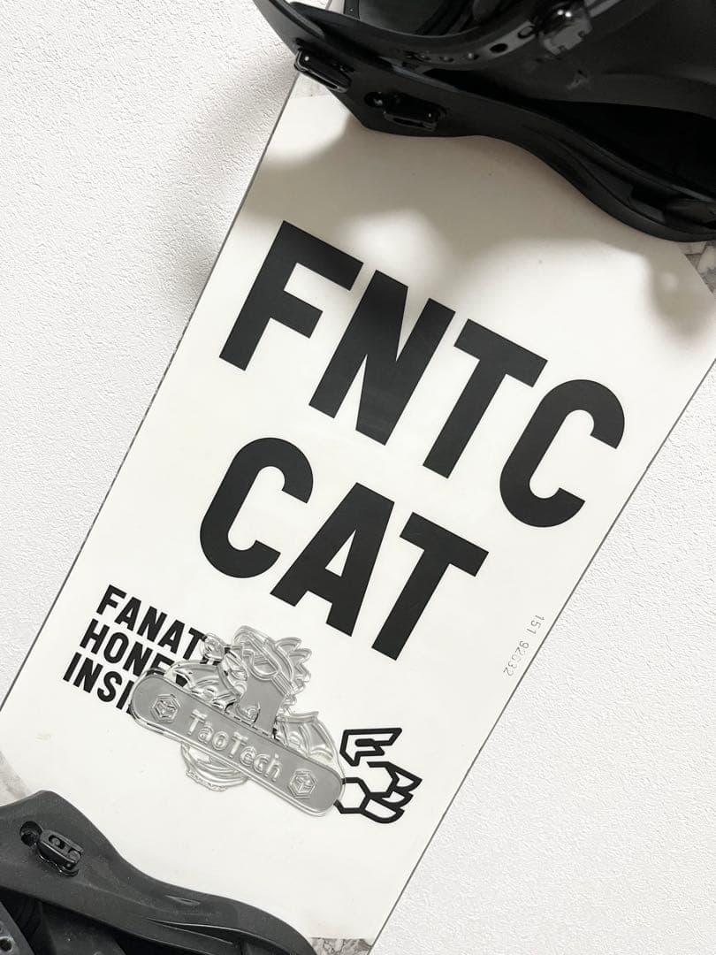 FNTC×FLUX　スノーボードセット　バインディング付　ダブルキャンバー
