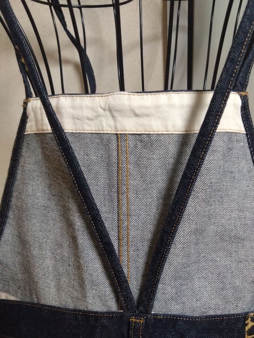 Whim Gazette ウィムガゼット ワンウォッシュ デニム オールインワン