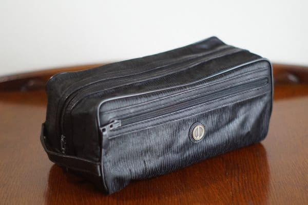 ダンヒル　コンビ　セカンドバッグ　トラベルポーチ　メンズポーチ　クラッチバッグ