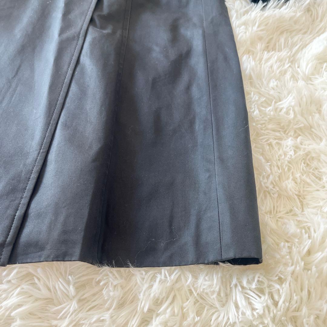 大きめ★バーバリー　トレンチコート　ライナー　ノバチェック　ベルト　黒　ロング