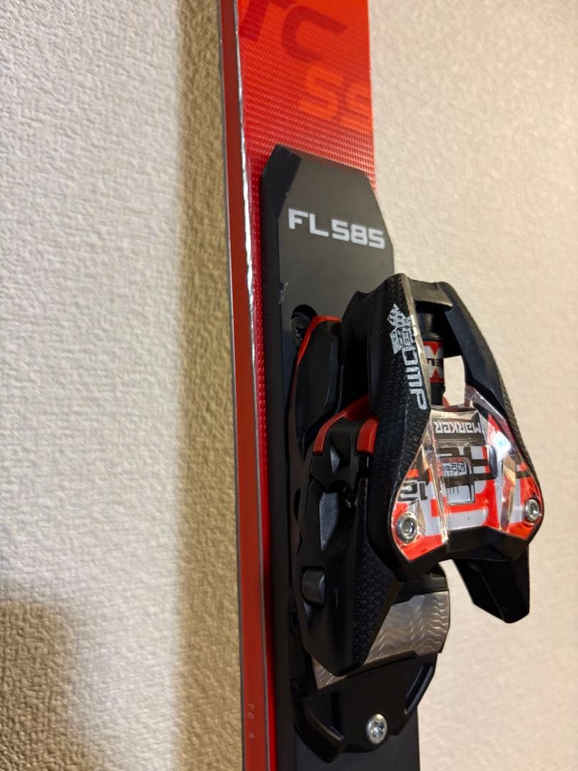 小賀坂スキー板 TC-SS FL585 マーカー X-COMP12 165cm