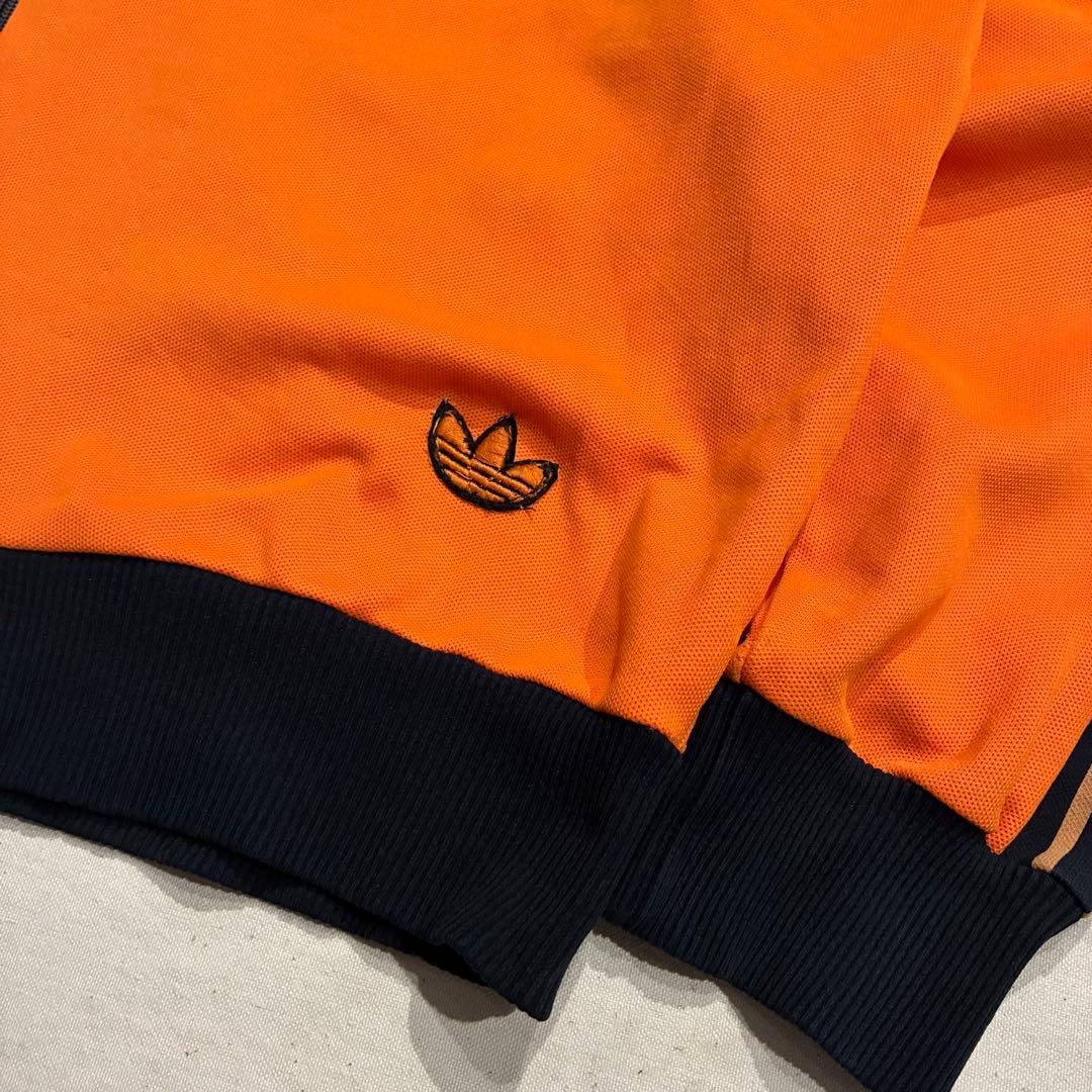 80s adidas ジャージ トラックジャケット デサント ビンテージ b