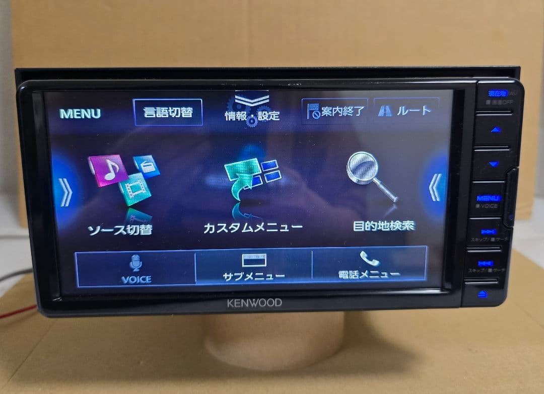KENWOOD MDV-D709BTW カーナビ 本体