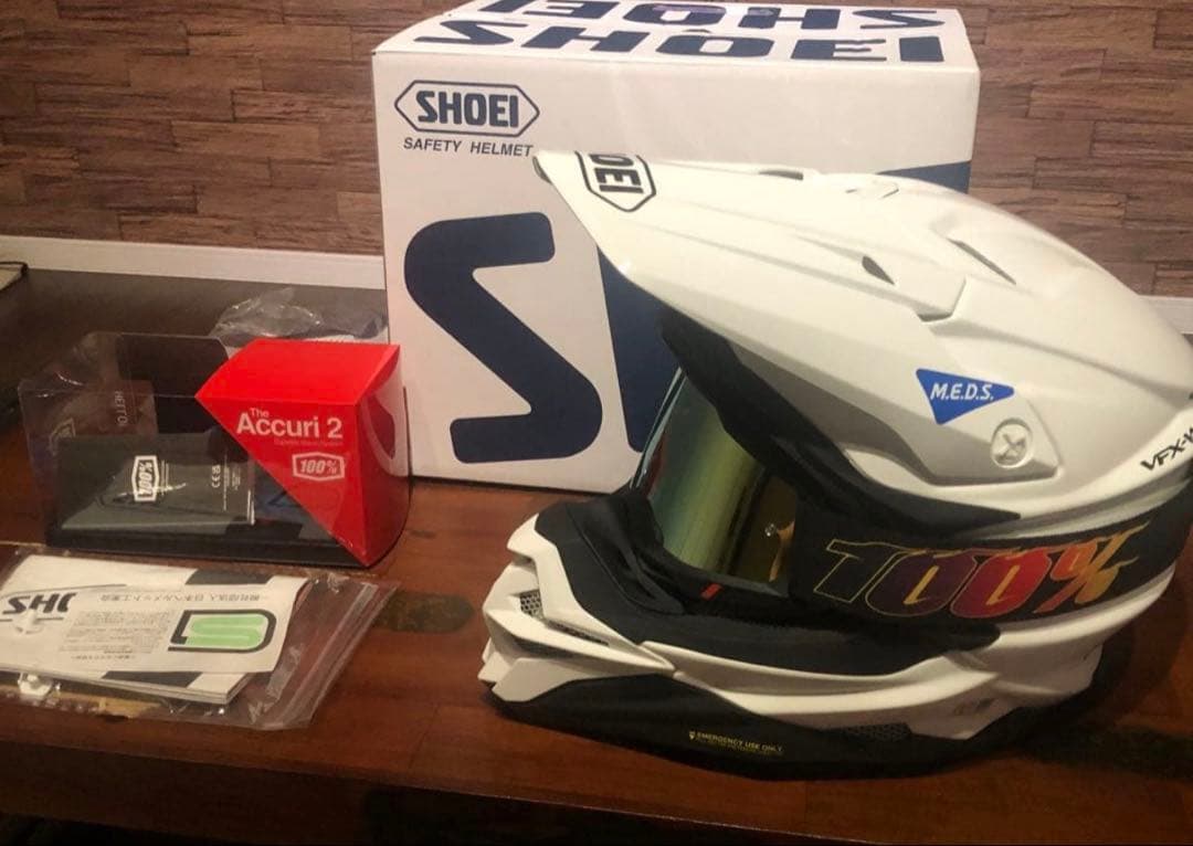 【限定モデルゴーグル付き】SHOEI VFX-WR M オフロードヘルメット