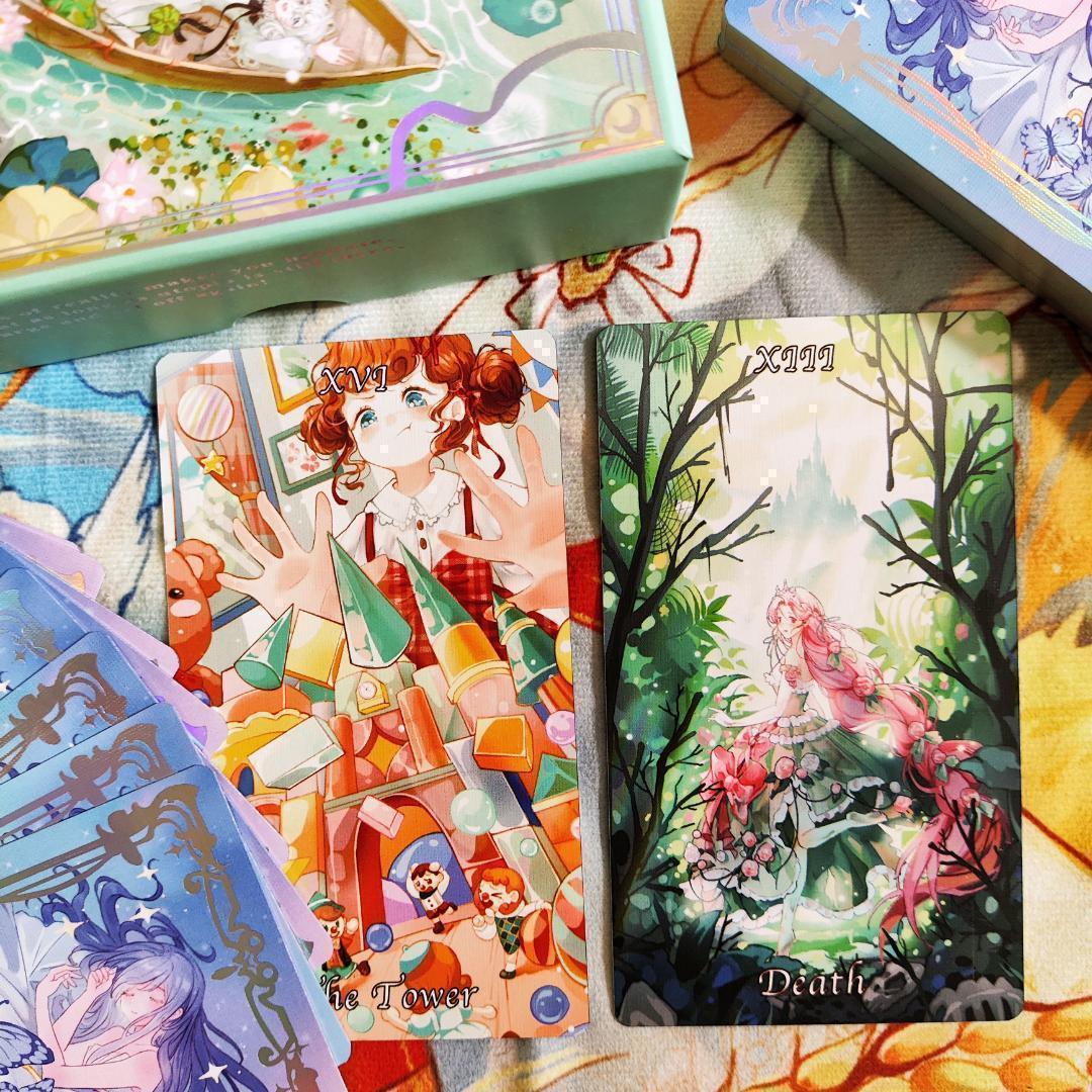 【正規品タロットカード】超キュートなアニメアート調デッキ✨豪華コレクターver