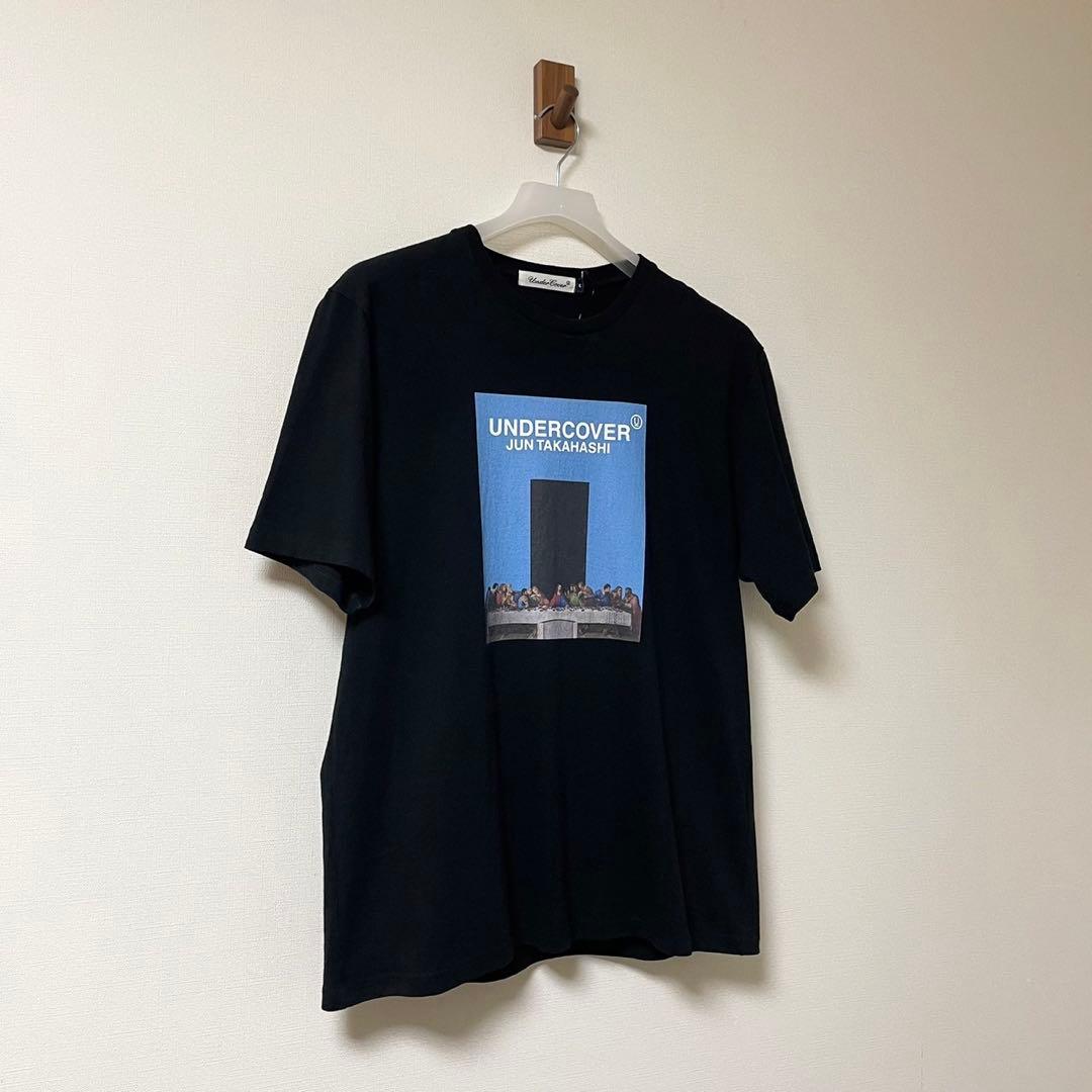 タグ付き UNDERCOVER 最後の晩餐 Tシャツ プリント ブラック 黒