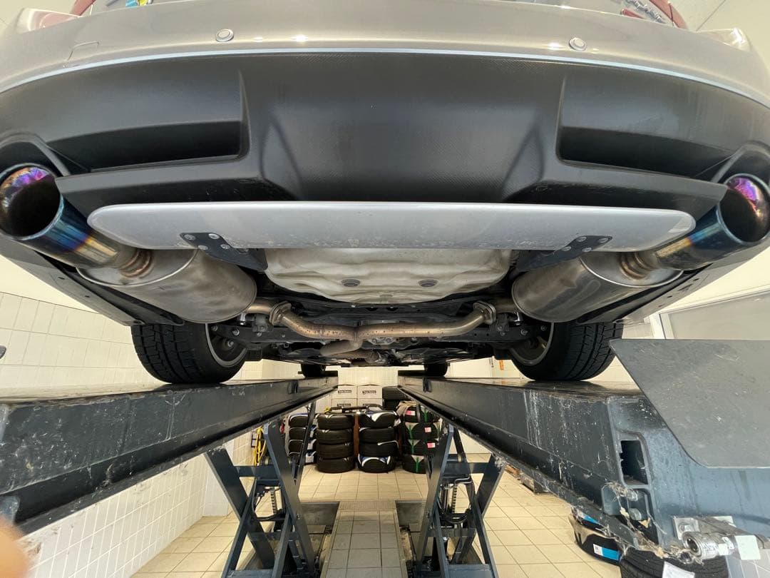 レヴォーグ　VMG用SIMS製エキゾーストセット＋expert製フロントパイプ