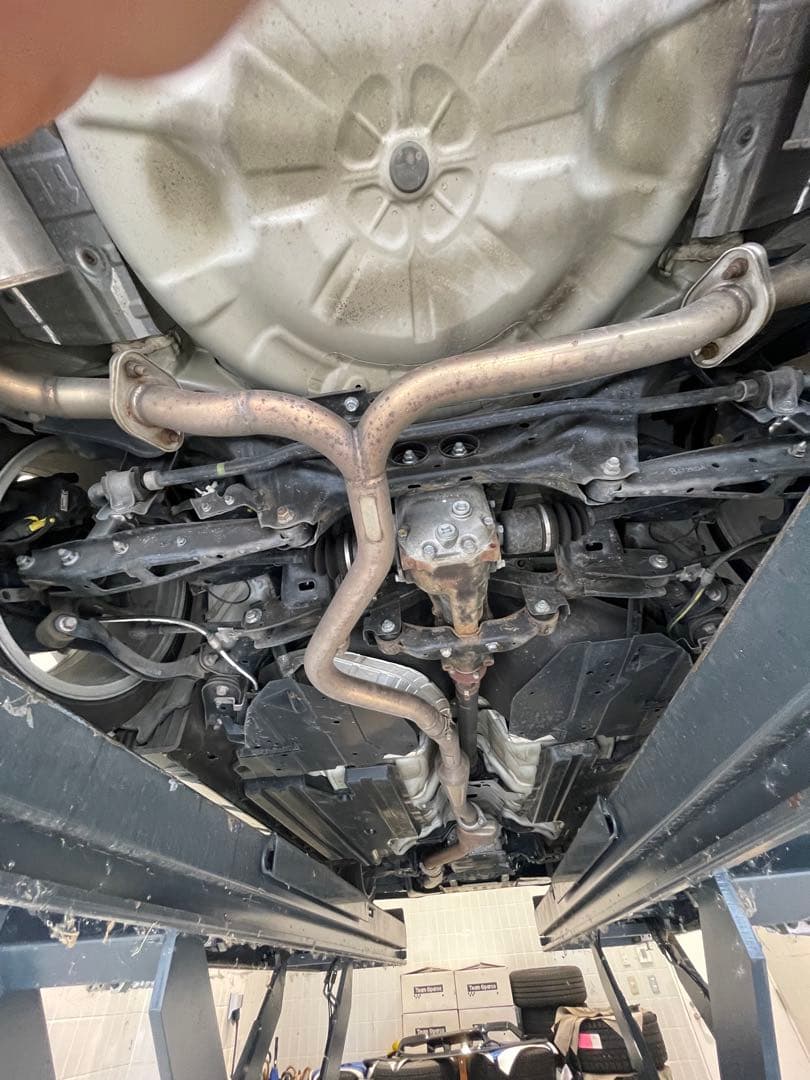 レヴォーグ　VMG用SIMS製エキゾーストセット＋expert製フロントパイプ