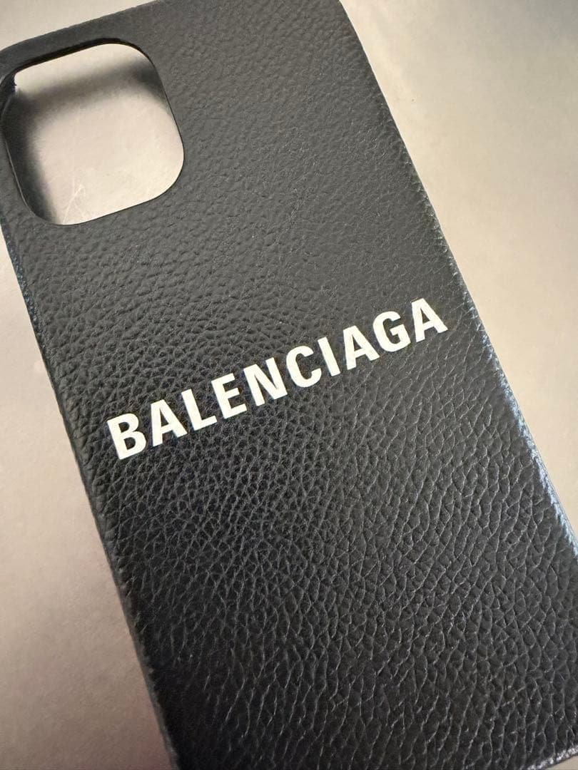 BALENCIAGA ブラック iPhone12 ケース