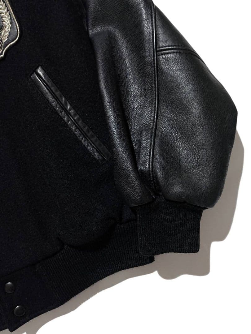 希少 【 オールブラック 】 80年代 当時物 ヴァンヂャケット スタジャン