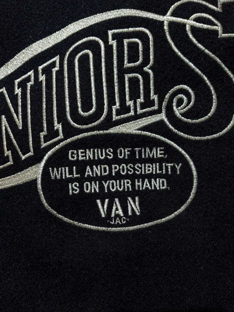 希少 【 オールブラック 】 80年代 当時物 ヴァンヂャケット スタジャン