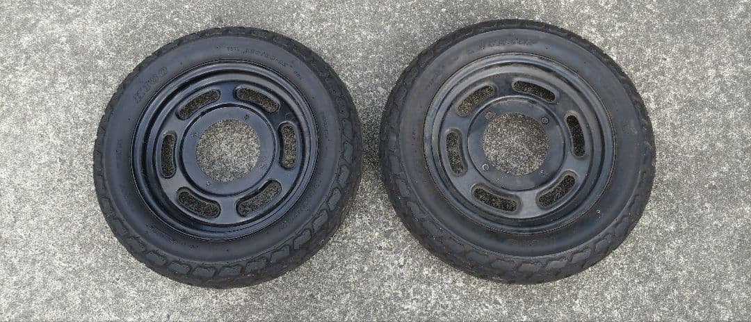 ★エイプ50純正中古ホイール 120/80-12タイヤ付★