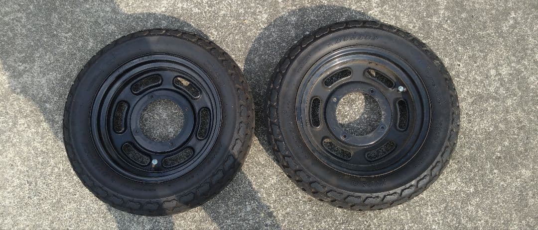 ★エイプ50純正中古ホイール 120/80-12タイヤ付★