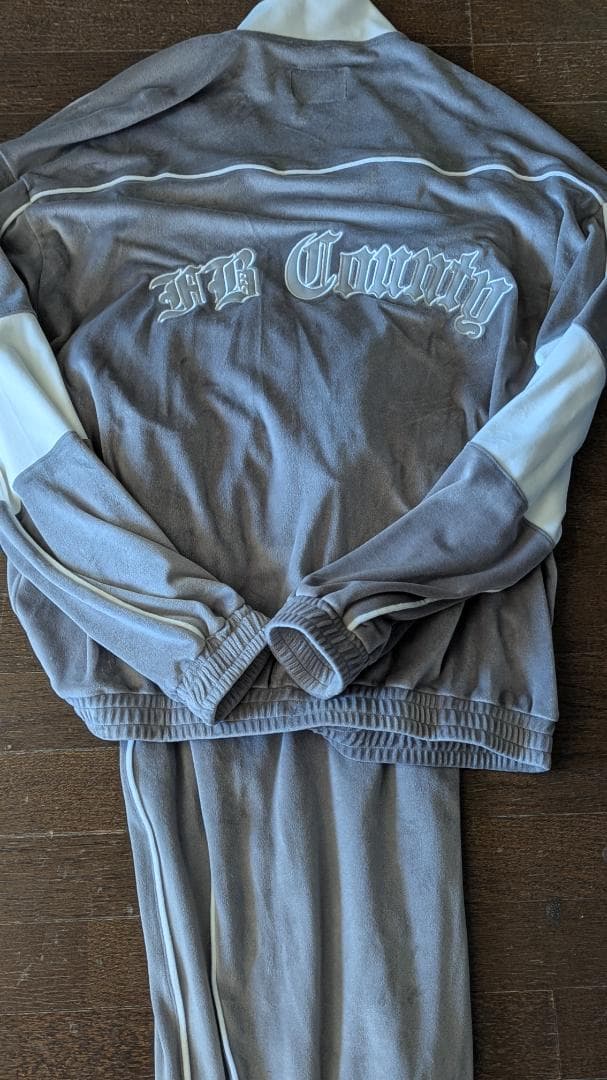 FB County ベロアセットアップ 2xl チカーノ B系 ウェッサイ