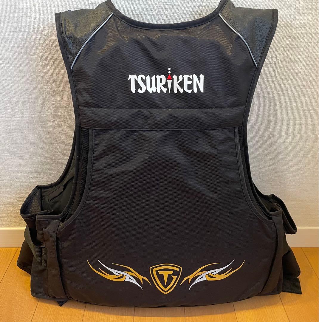 TSURIKEN 釣研 フローティングベスト TV251 4点セット