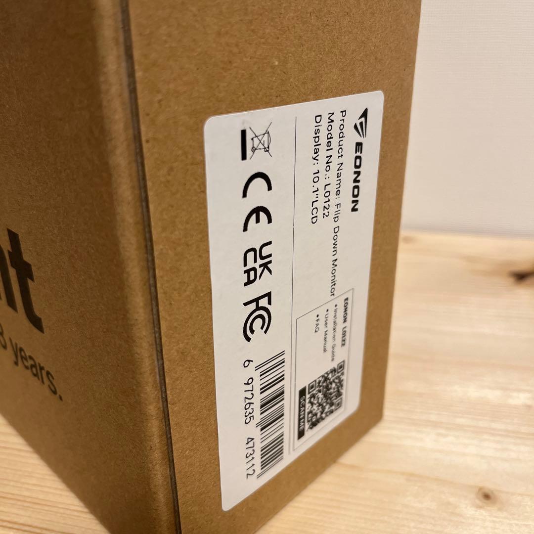 【新品未使用フリップダウンモニター】EONON(L0122) 10.1インチ