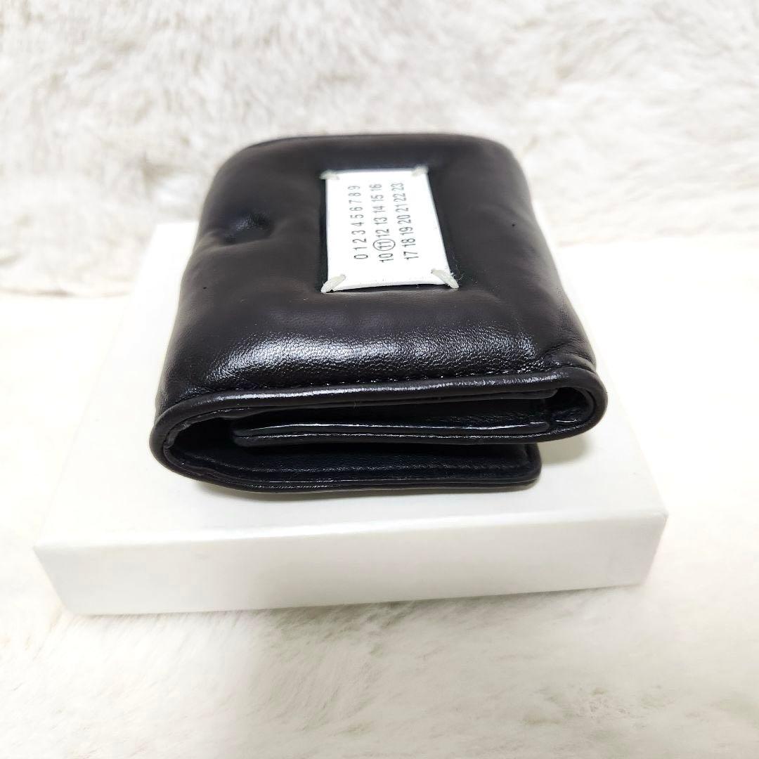 ✨極美品　正規品✨マルジェラ　三つ折り　グラムスラム　カレンダー　ステッチ　黒