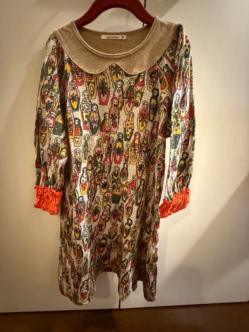 ミナペルホネン　マトリョーシカワンピース