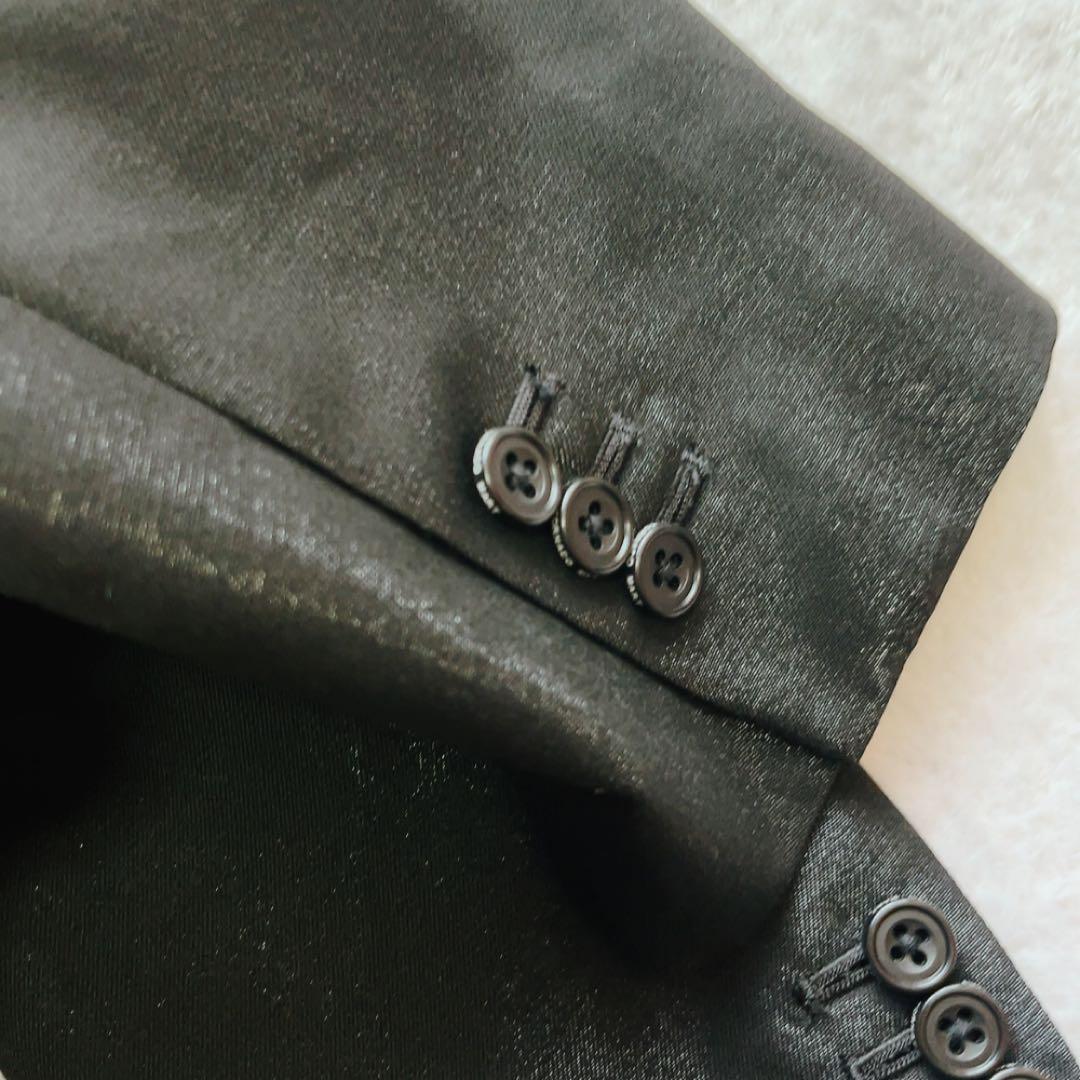 美品　トルネードマート　セットアップ　パンツ　スーツ　黒　ブラック　箔　ラメ