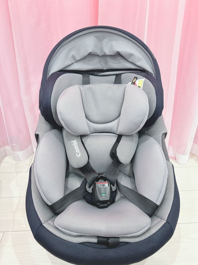 極美品 コンビ THE S Air ISOFIX エッグショック ZB-690