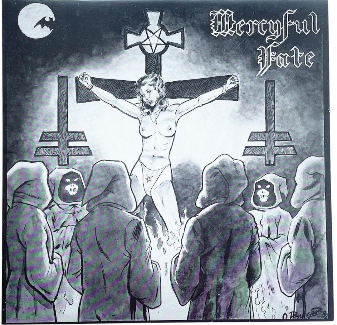 中古レコード　MERCYFUL FATE RAVE-ON メタリカがカバー