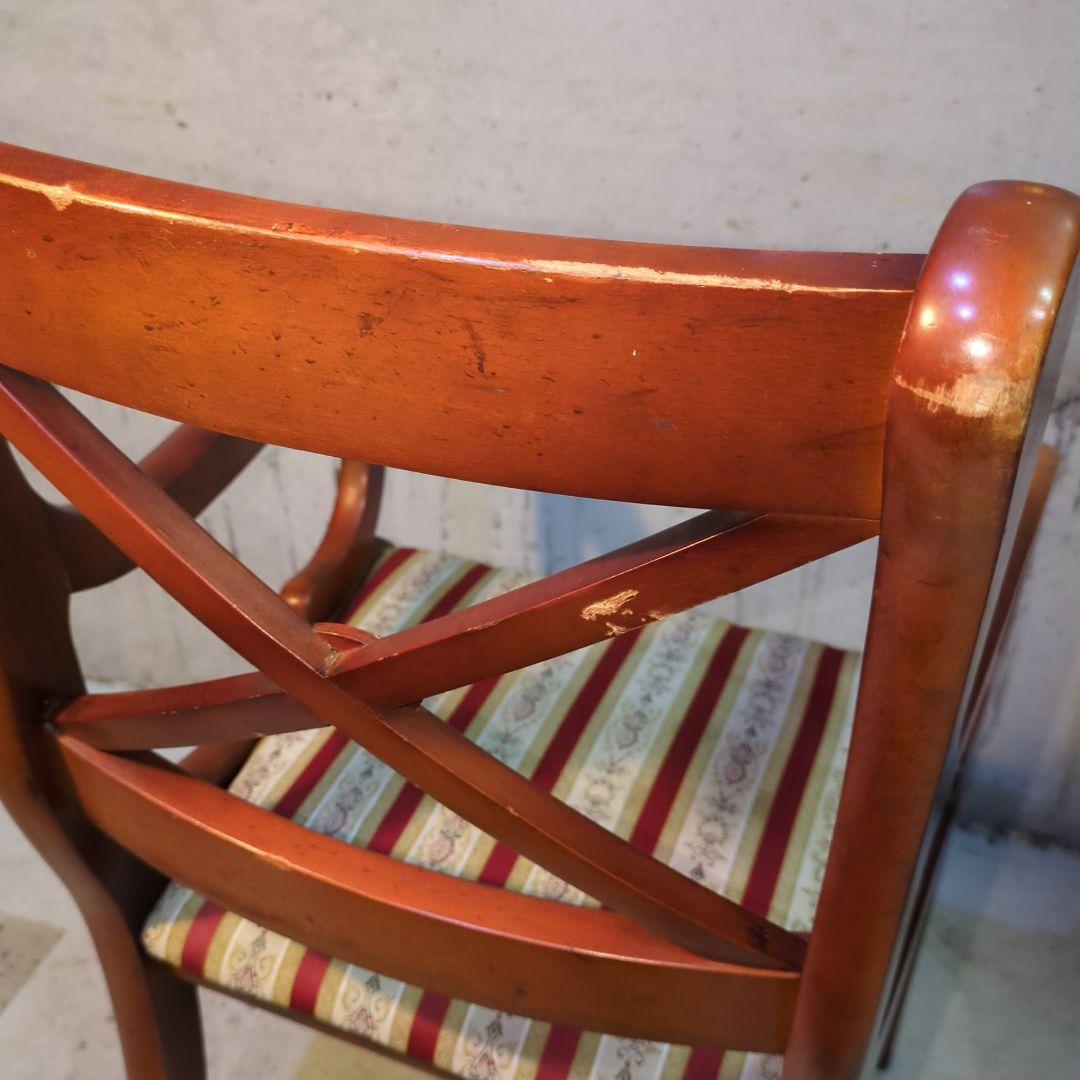 イギリス ヴィンテージ家具 ダイニングチェア アームチェア 椅子④