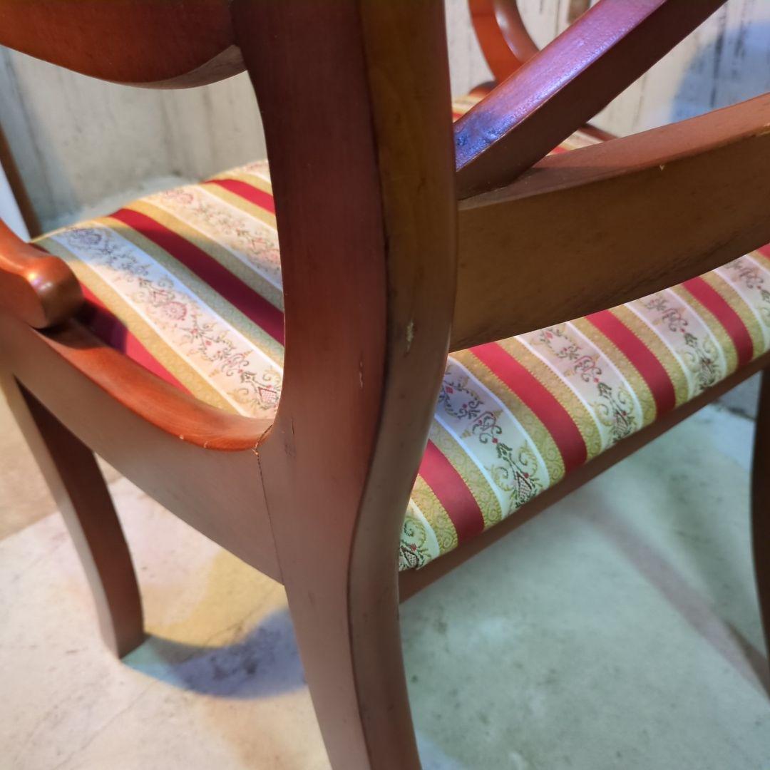 イギリス ヴィンテージ家具 ダイニングチェア アームチェア 椅子④