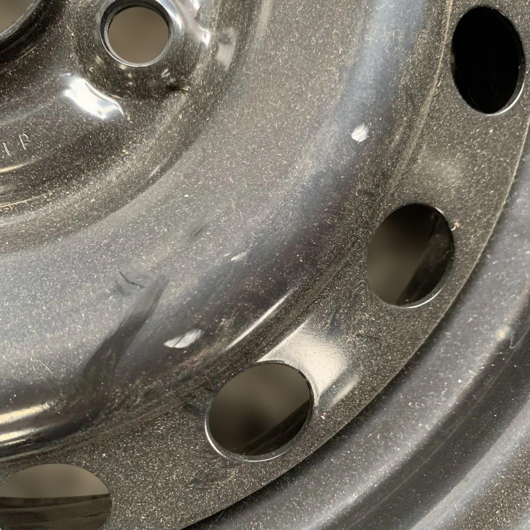 新車外し　スチールホイール 14インチ 5J （青818）