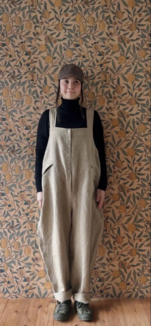 kyng221　ハンドメイド作家　フィッシャーマンサロペット