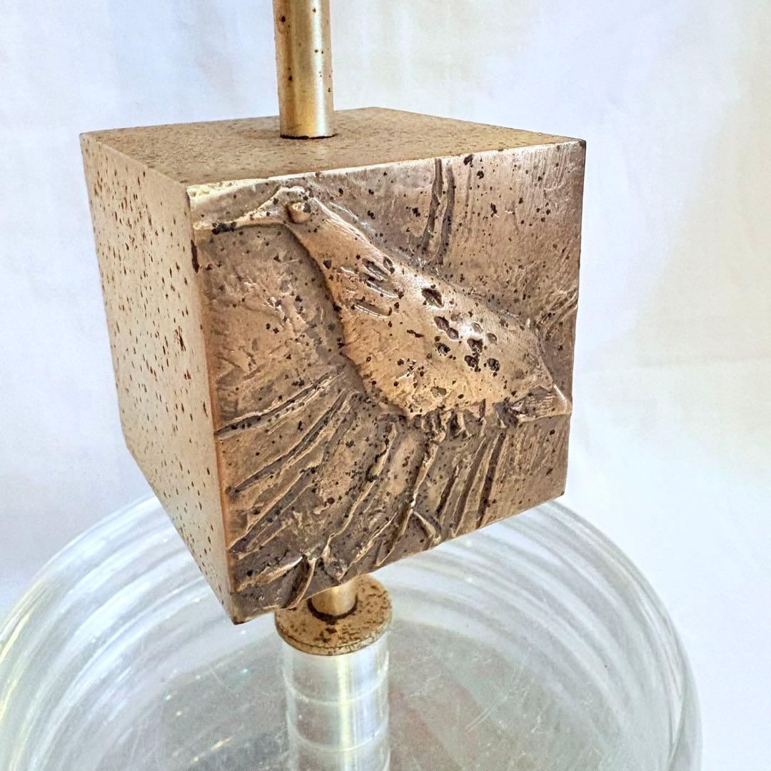 【希少】佐藤忠良　CHURYO SATO モダン彫刻 金属製　オブジェ 置物