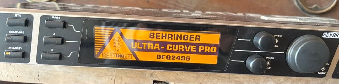 BEHRINGER ULTRA-CURVE PRO DEQ2496（ジャンク）