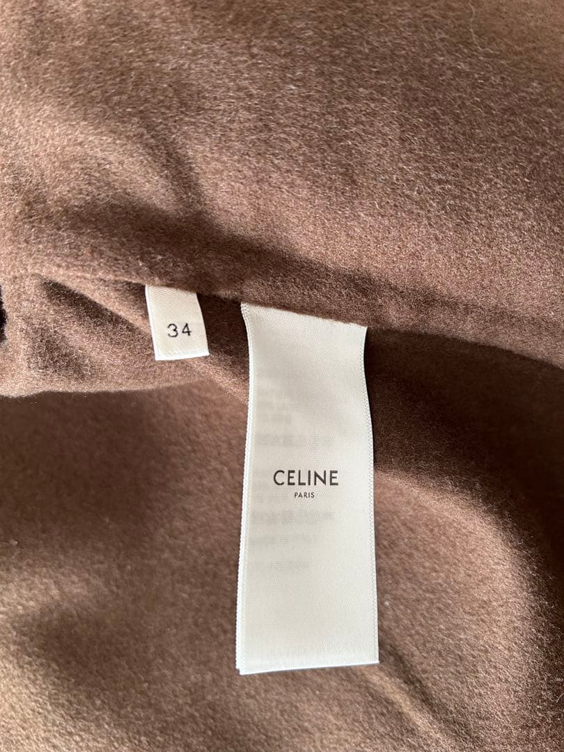 CELINE ノーカラーコートジャケット