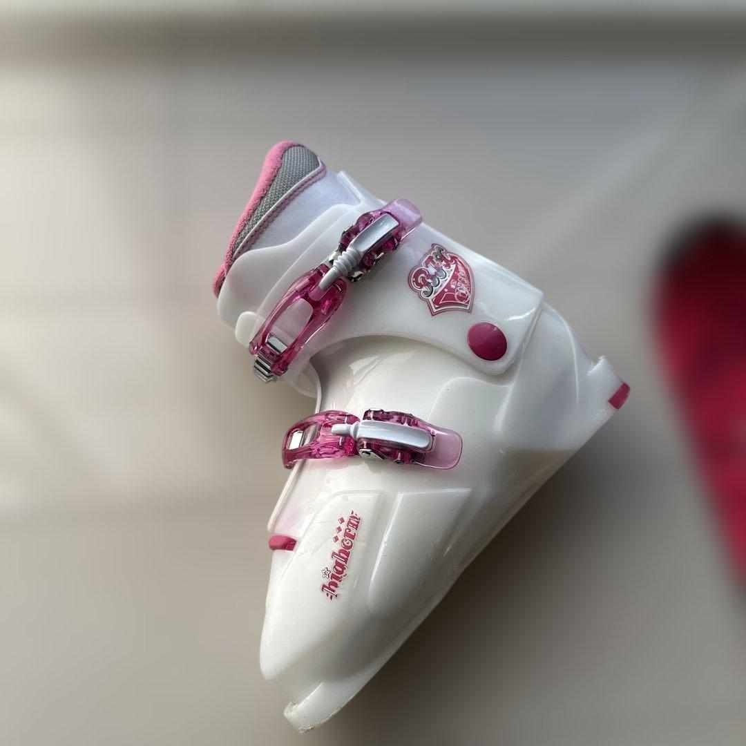 Salomon Lux スキーセット ピンク/青　130cm